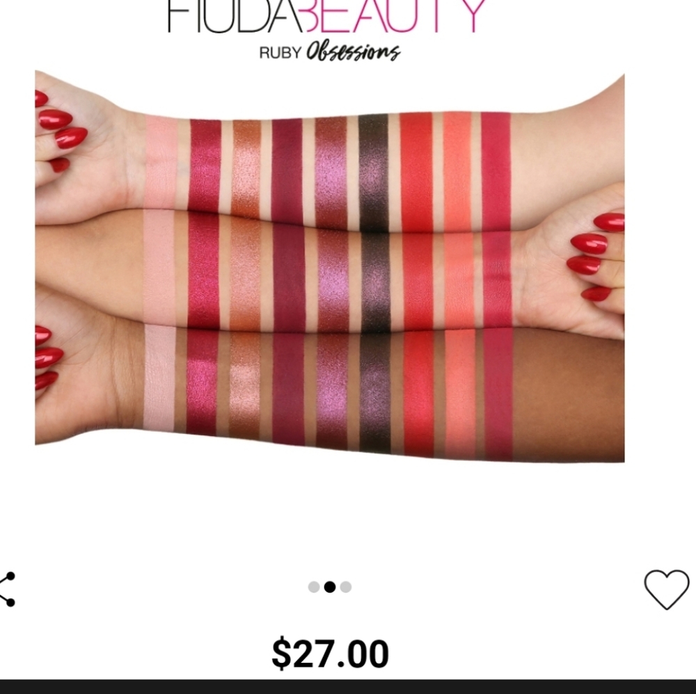 HUDA BEAUTY OBSESSIONS - RUBY - Picture 2 of 6
